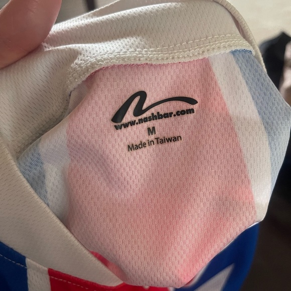 Nashbar Red White & Blue Cycling Jersey - Picture 7 of 8